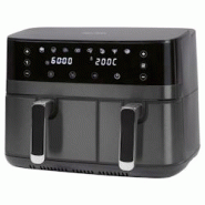 Friteuse à air chaud Air fryer 9L double compartiement 2700W PC-FR1295H-Noir usage non-intensif Proficook - noir 501295 Friteuse à air chaud Air fryer 9L double compartiement 2700W PC-FR1295H-Noir usage non-intensif Proficook - noir 501295