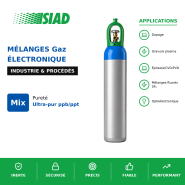 Mélanges très haute pureté SIAD pour dopage - électronique et semi-conducteurs