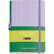 MIQUELRIUS Carnet Bright 14,2x21, 192p./96 feuilles 70 g/m², couv. Verte, dot grid - 8422593082638