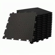 Pack de 10 Dalles PVC Clipsables Noires 50x50 cm Antidérapantes - Revêtement de Sol Garage, Atelier INTEC - 3701599334862 Pack de 10 Dalles PVC Clipsables Noires 50x50 cm Antidérapantes - Revêtement de Sol Garage, Atelier INTEC - 3701599334862