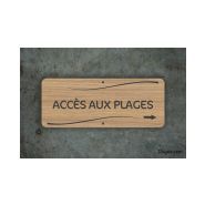 Panneau directionnel - pic bois - longueur : 50 cm Panneau directionnel - pic bois - longueur : 50 cm