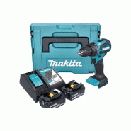 Perceuse-visseuse Brushless métal bleu et noir 18 V Makita - bleu DDF490RMJ Perceuse-visseuse Brushless métal bleu et noir 18 V Makita - bleu DDF490RMJ