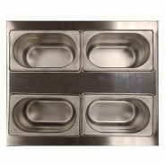 SOFRACA bacs pour bain-marie piccolo - réf:kitbac19 - kitbac19