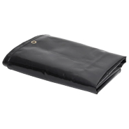 Vidaxl bâche de protection 650 g/m² 1,5x10 m noir 151360 Vidaxl bâche de protection 650 g/m² 1,5x10 m noir 151360
