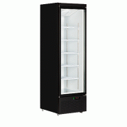 Vitrine réfrigérée murale positive 1 porte vitrée - 459 L - Noir | Tefcold - AtomMaxiC1DB