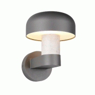 Applique murale couleur béton culot E27 IP54 fonte d'aluminium - Trio - Fraser - gris 4017807650235