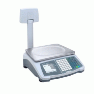 Balance poids-prix à tickets avec colonne Bmobile - caisse enregistreuse pour magasin, boucherie, etc - 6/15kg - 2/5g - BMOBILE-15D-COL