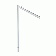 Bras incliné L45,7cm pour portant 44478 - Lot de 2 en acier