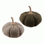 Citrouille tweed 2 coloris  Ø21,5 x H17,5 cm