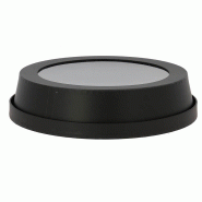 Cloche à fromage noire avec fenetre pvc Ø26 - Cloche à fromage noire avec fenetre pvc Ø26 -