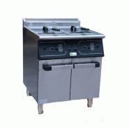 Friteuse à gaz professionnelle 2x20 Litres sur coffre AFI