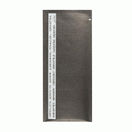 Serviette blanche 1/12 sous poche kraft noir 33x33cm - par 250