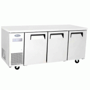 Table réfrigérée compacte positive 3 portes 470 L sans dosseret Atosa
