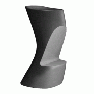 Tabouret haut in & out NOMA - anthracite