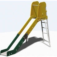 Toboggan hauteur plancher 1500mm - tbc15pe - crea equipements