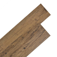 Vidaxl planches de plancher autoadhésives 2,51 m² 2 mm marron noyer 342872