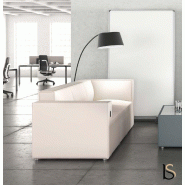 Canapé d'accueil Planer - Mobel Linea - 3 places, Blanc cassé, Gauche_0