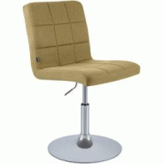 CLP Chaise de salle à manger Ricky en tissu Vert - vert textile 152603134 CLP Chaise de salle à manger Ricky en tissu Vert - vert textile 152603134