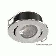 Collerette Ronde Alu brossé pour COMA - TB101BS - SOLUM Collerette Ronde Alu brossé pour COMA - TB101BS - SOLUM