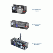 Container chaufferie vapeur - Maritime (20/30/40 pieds) - Haut rendement 97% - Sécurité 24/72H
