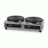 Crêpière gaz double Confort régulation manuelle ø 40 cm Krampouz Crêpière gaz double Confort régulation manuelle ø 40 cm Krampouz