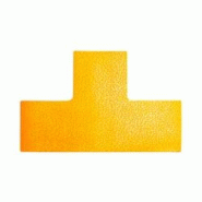 DURABLE marquage au sol "T", jaune - jaune plastique 1700-04 DURABLE marquage au sol "T", jaune - jaune plastique 1700-04