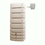 Garantia Récupérateur d'eau mural 500l slim - BEIGE - beige 4023122270430