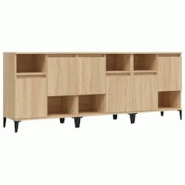 Helloshop26 - Buffet bahut commode armoire meuble de rangement organisateur cuisine salle de séjour salons 3 pcs sonoma 60 x 35 x 70 02_0037098 - 300 Helloshop26 - Buffet bahut commode armoire meuble de rangement organisateur cuisine salle de séjour salons 3 pcs sonoma 60 x 35 x 70 02_0037098 - 300