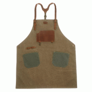 Hezhen - Tablier de cuisine Vert - vert multi-matériau WQ-L