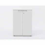 Armoire mi-haute H113 portes battantes MDD Armoire mi-haute H113 portes battantes MDD