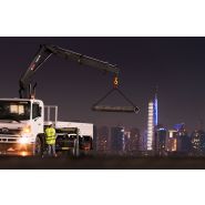 Grue auxiliaire HIAB X-CLX 148 - portée des extensions hydrauliques 6 à 10,6 m - 14,2 tm - commande manuelle_1