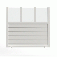 Claustra pour terrasse Standard 191x180cm - blanc texturé Claustra pour terrasse Standard 191x180cm - blanc texturé