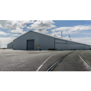 Entrepôt démontable temporaire pour différents stockages : big-bags, palettes, racks, gerbage Entrepôt démontable temporaire pour différents stockages : big-bags, palettes, racks, gerbage