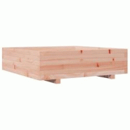 Helloshop26 - Jardinière bac lit surélevé plantes fleurs terrasse jardin 90 x 90 x 26,5 cm bois massif douglas marron 02_0038050 - 3000214036069 Helloshop26 - Jardinière bac lit surélevé plantes fleurs terrasse jardin 90 x 90 x 26,5 cm bois massif douglas marron 02_0038050 - 3000214036069