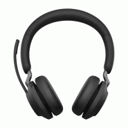 Jabra Evolve2 65 Casque Sans fil Arceau Bureau/Centre d'appels USB Type-C Bluetooth Noir