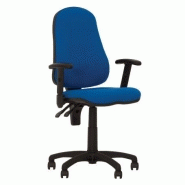 Offix gtr fauteuil de bureau synchrone, ergonomique bleu