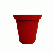 PLAST'UP ROTOMOULAGE Pot de fleurs rond xxl delight 200l - ROUGE - rouge 0036336944893