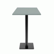 RestooTab - Mange-debout Milan T 50x50cm gris medio - gris fonte TB-MITFF-5050M-GR.MED