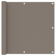 VidaXL Écran de balcon Taupe 90x300 cm Tissu Oxford Modèle Zénith - marron 134988