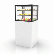 Vitrine réfrigérée INTEGRA sur base haute - 600 mm - 3 niveaux - H1400 mm - IN60/50-140 | Sayl Barcelona - 515 mm, Accès arrière, 1400_0