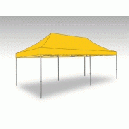 ABRIS DE JARDINS TONNELLE PLIANTE ALUMINIUM AVEC BÂCHE DE TOIT - 3X6M - POLYESTER