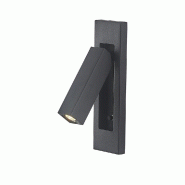 Applique murale Led semi-encastrée orientable noire - Mantra - Gokova - noir verre 8435153268212