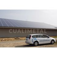 Bâtiment métallique vissé sur mesure pour installations photovoltaïques - CUALIMETAL