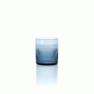 Bazar Bizar Tumbler en verre 8.8x8.8x9.5 cm bleu - Lot de 16 - bleu verre CNKJ015Bl-MTR16