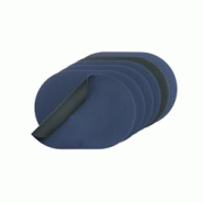 Bjorn Set de table ovale réversible - 6 pièces - Cuir recyclé bleu nuit et gris anthracite - multicolore 3701488308288 Bjorn Set de table ovale réversible - 6 pièces - Cuir recyclé bleu nuit et gris anthracite - multicolore 3701488308288