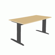 Bureau droit chêne/ant l.1800 x p.800 mm - 9300108