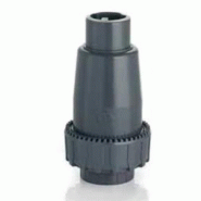 Clapet de pied PVC mâle à coller - union femelle EPDM D 016 PN 16 - Référence 31VZIV016E
