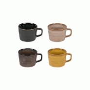 Coffret de 4 tasses Kili 20 cl - Multicolore Rond Porcelaine Table Passion 10x8 cm - multicolore porcelaine 3106232782732 Coffret de 4 tasses Kili 20 cl - Multicolore Rond Porcelaine Table Passion 10x8 cm - multicolore porcelaine 3106232782732