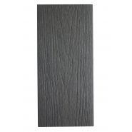 Dark grey - face texturée - clôture en composite - brooklyn - densité 1170 kg/m3