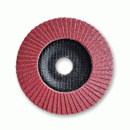 Disque à lamelles céramique rouge acier/inox Ø125 - grain 60